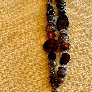 Larger Wrists? Artisan Double Bronzed Charmed Bracelet.  Fits up to 8.5” wrist.